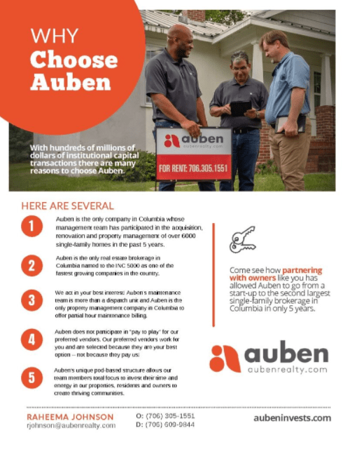 Why Choose Auben Brochure