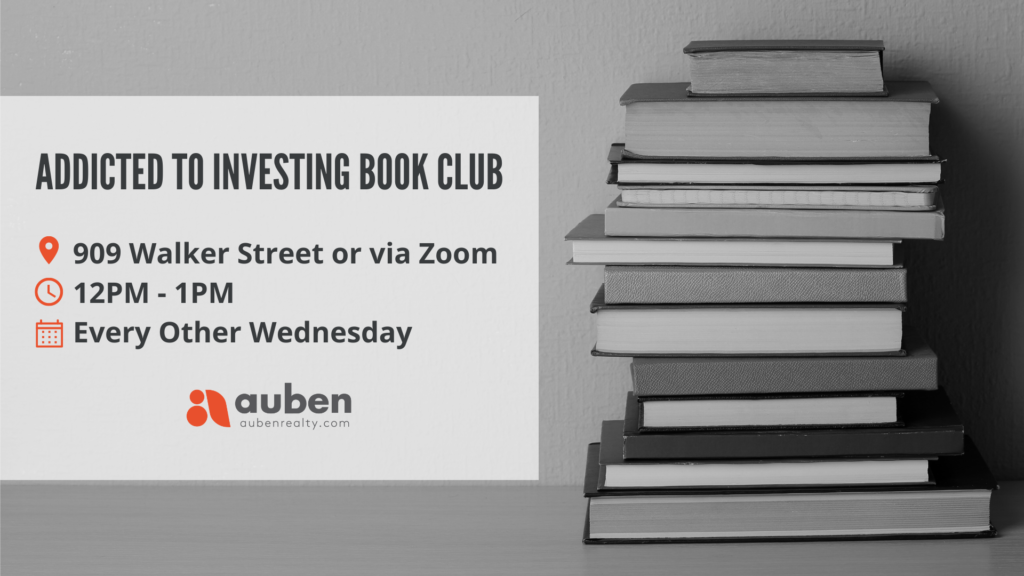 Join our Addicted to Investing Book Club to expand your mind and reading list over a delicious lunch at our Augusta Office!