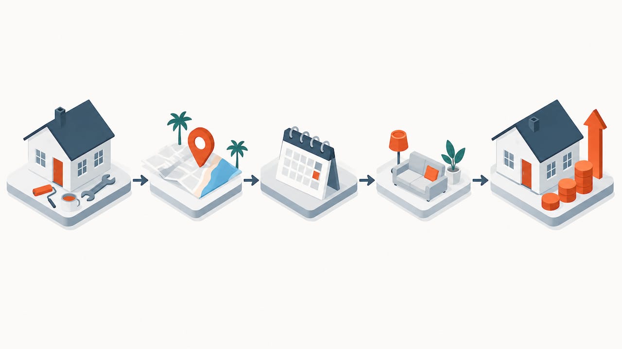 Rental pricing and preparation decision flow
